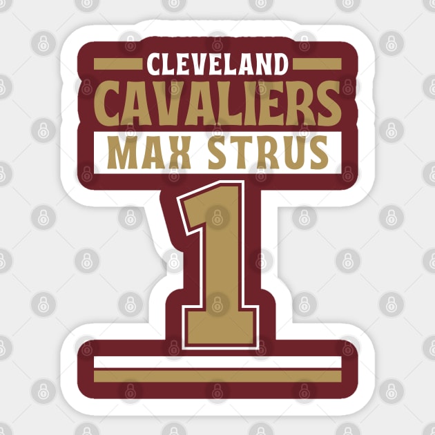 Cleveland Cavaliers Strus 1 Limited Edition Sticker by Astronaut.co